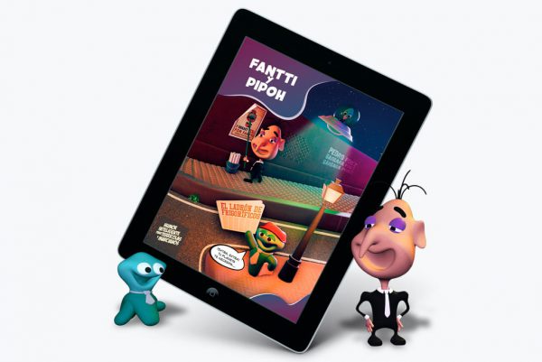 Publicación digital del cómic en 3D Fantti y Pipoh