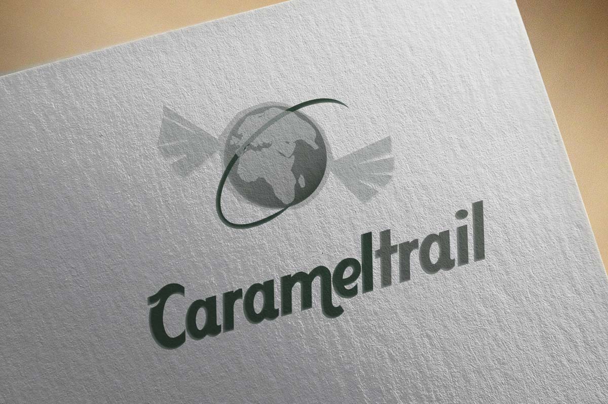 Diseño de logotipo para la Agencia de viajes Carameltrail