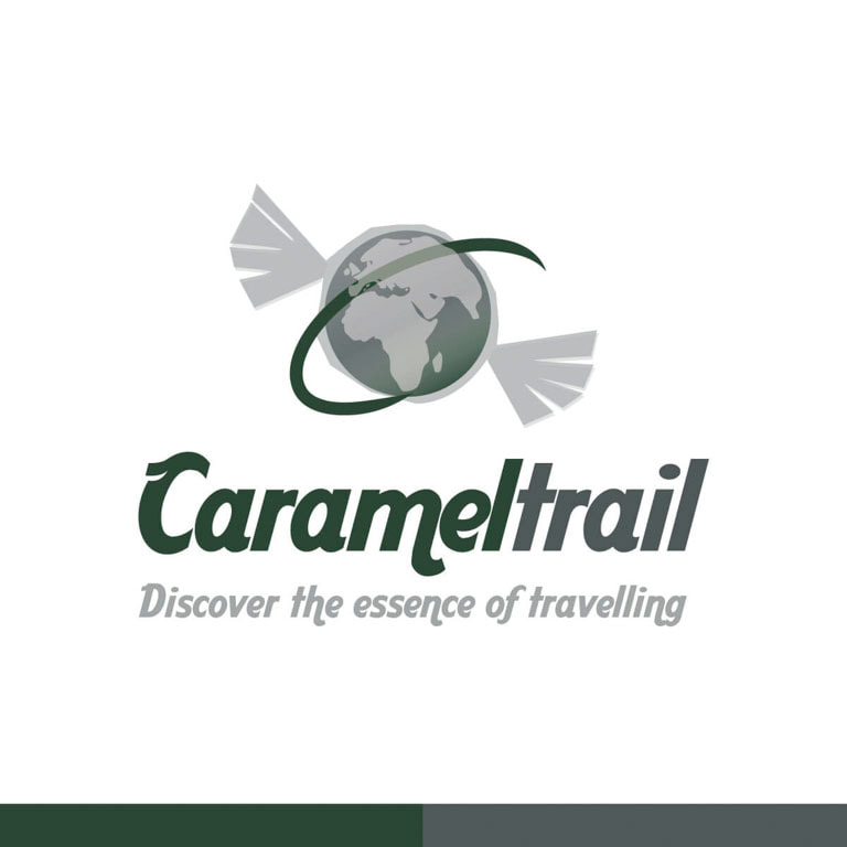 Diseño de logotipo para la Agencia de viajes Carameltrail