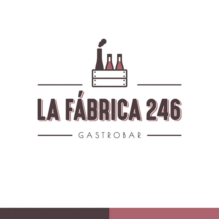 Diseño de Identidad corporativa para el restaurante La Fábrica 246