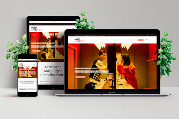 Diseño de Página Web y Tienda Online para Maquillador Profesional