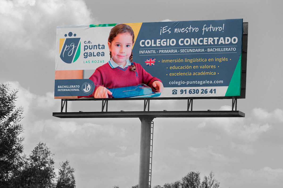Colegio Punta Galea – Diseño de Valla Publicitaria