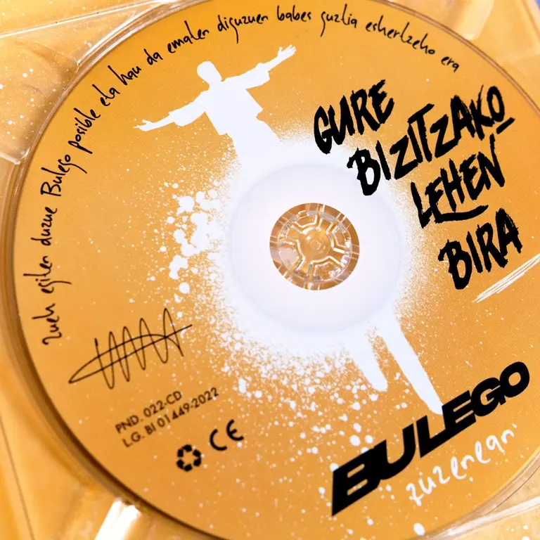 Diseño de Disco (Cd + Libreto) para el grupo de música pop Bulego