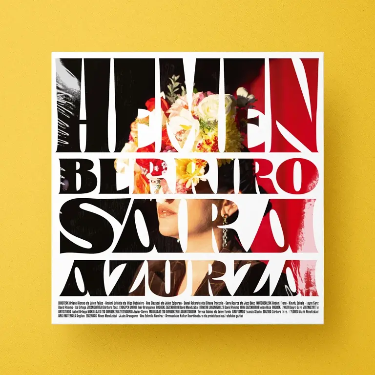 Diseño de Cover del single para la cantante donostiarra Sara Azurza