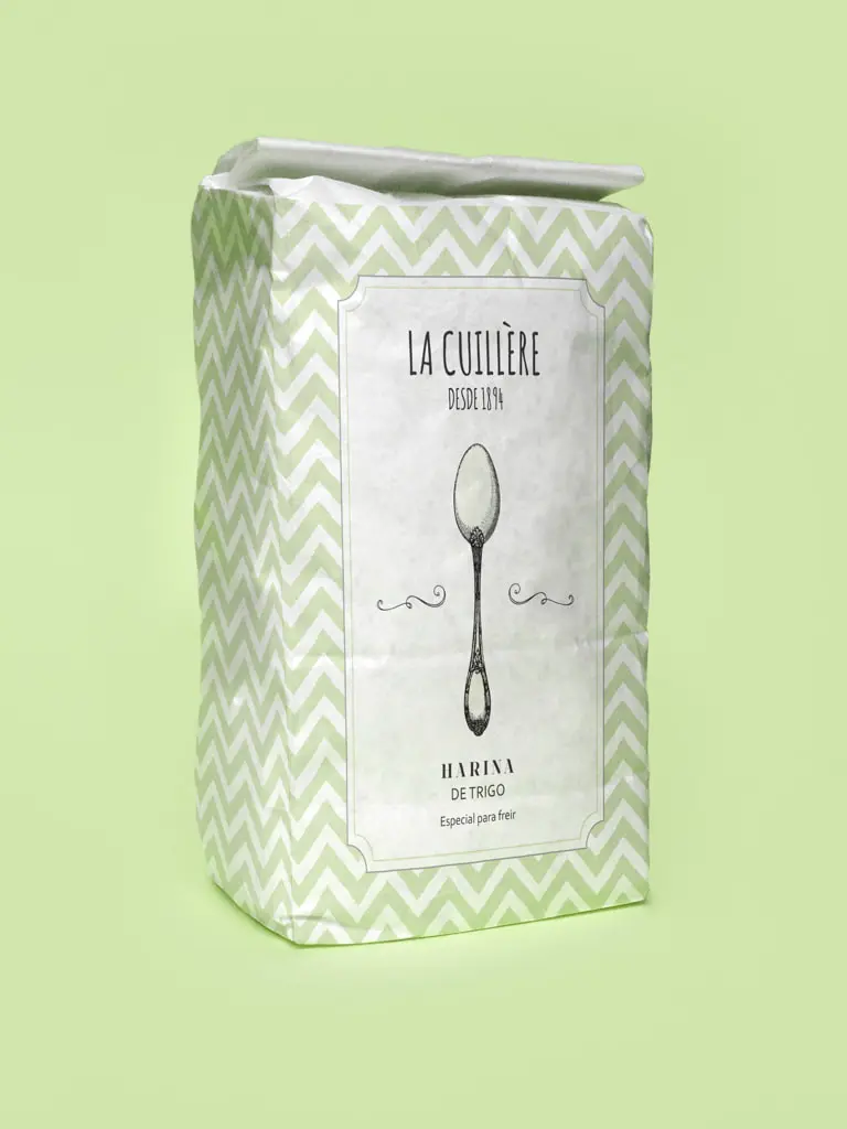 Diseño de packaging para Harinas La Cuillère