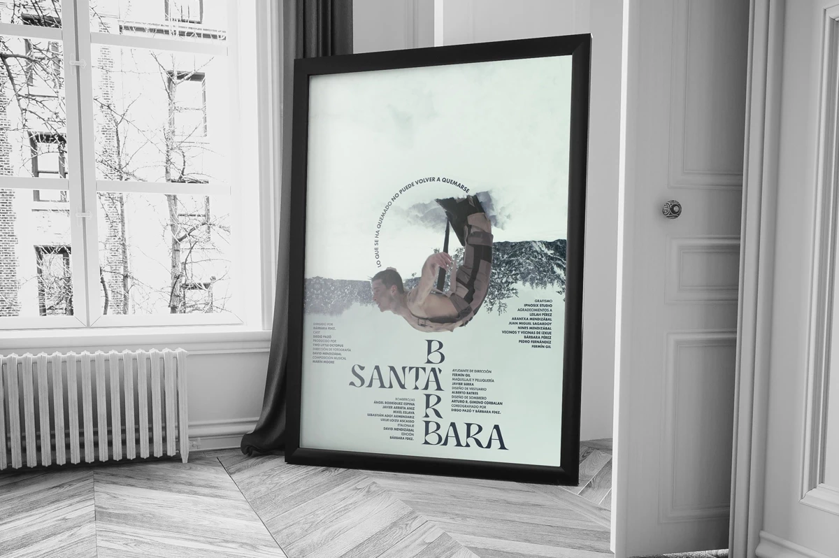 Cartel Publicitario de la video danza Santa Bárbara