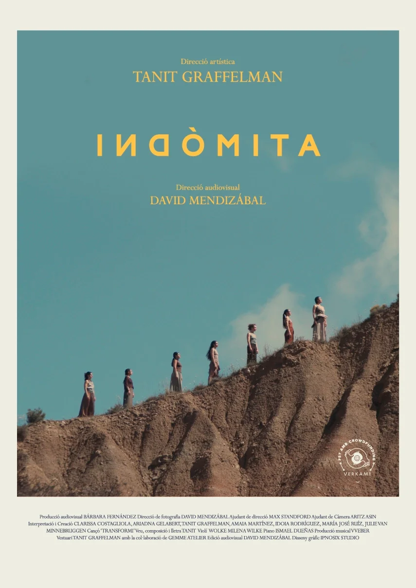 Cartel para la video danza «Indómita», de Tanit Graffelman Cartel para la video danza «Indómita», de Tanit Graffelman